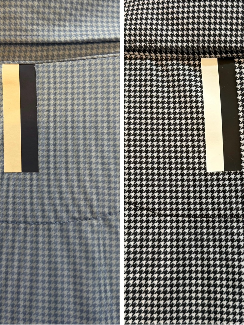 2 Rhoback Houndstooth Golf Polo Shirts Size XL! Black & Blue! - Picture 4 of 7